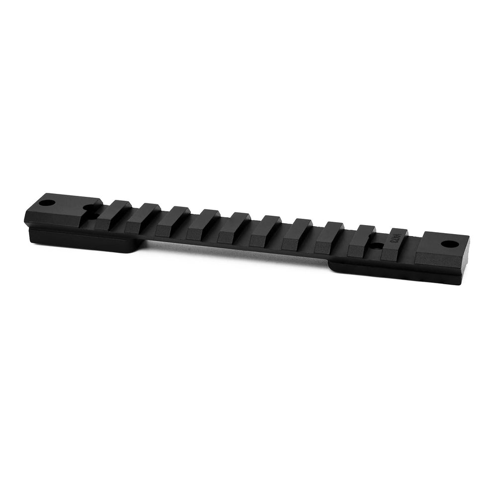 Warne Bergara Premier Vapor rail in black with built-in 20MOA for longer-range shooting.