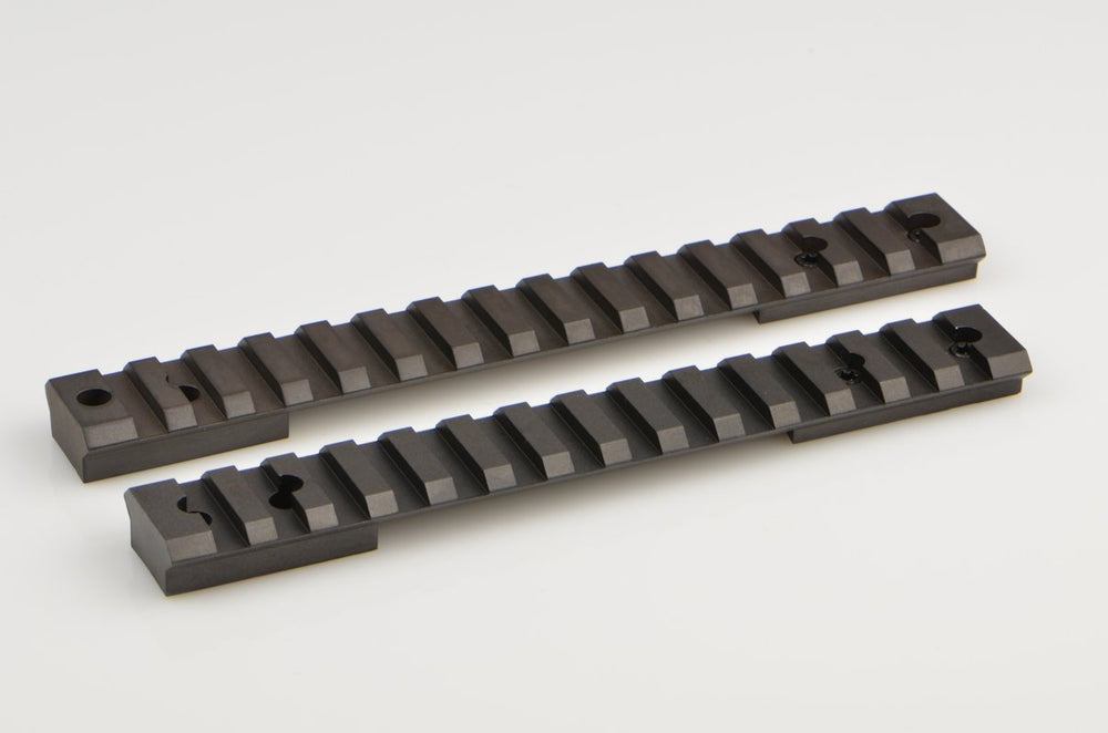 WARNE Remington short action tactical rail with 20MOA enables stable scope mounting.