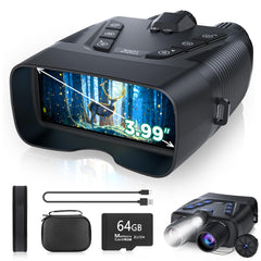 WASOCA Night Vision Goggles front view for clear nighttime observation and quick setup.
