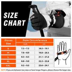 Wasoto heated gloves back view highlighting full-hand warmth and durable build