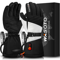 WASOTO heated gloves with a non-slip palm provide secure grip in cold conditions.