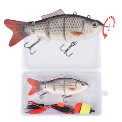 Watalure Upgradation robotic swimming lure closeup showing lifelike motion.