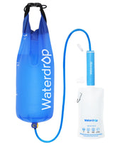Waterdrop Gravity Filter Straw close-up showing filtration media for cleaner water