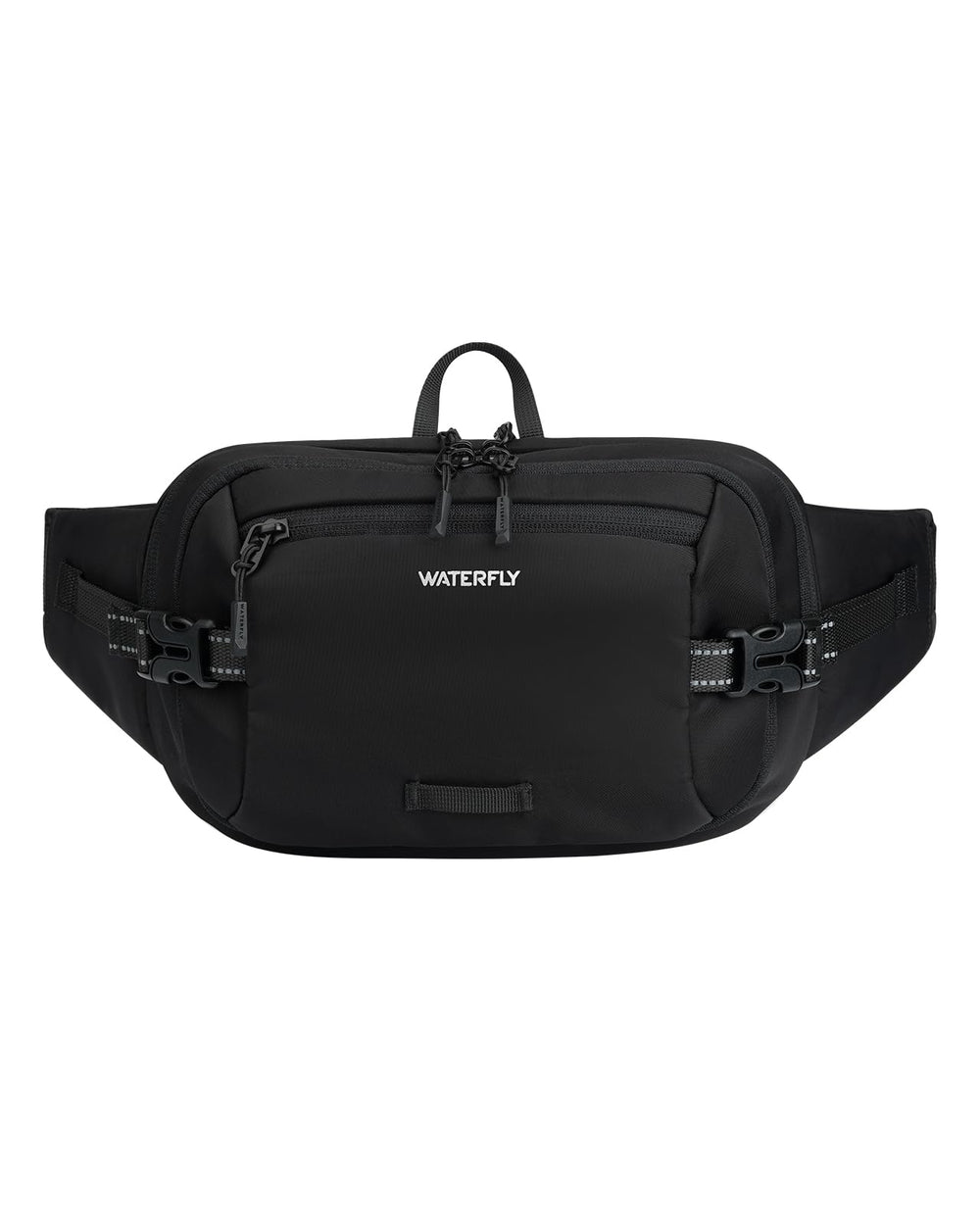 Waterfly 3L large fanny pack front opening enables quick access to essentials on the go.