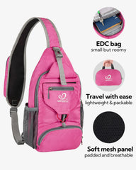 Waterfly adjustable shoulder strap and breathable back panel for all-day comfort