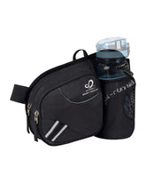 Waterfly fanny pack buckle closeup demonstrating durable buckle for easy on/off during workouts.