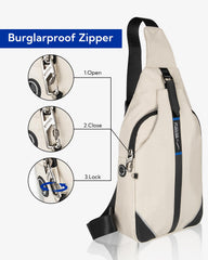 Waterfly magnetic front pocket enables fast access to commonly used items.