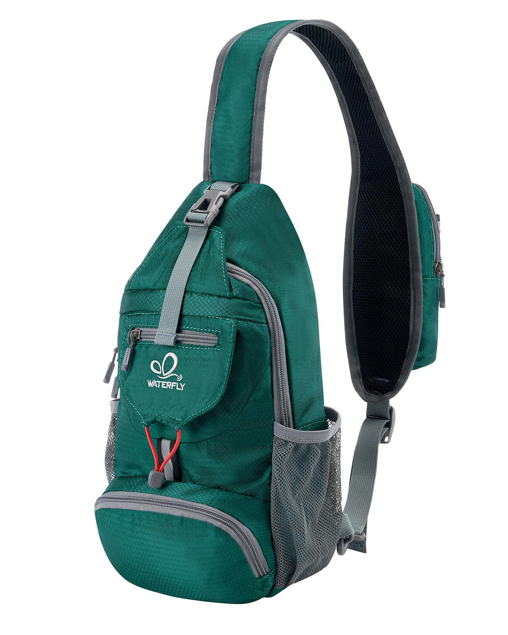 WATERFLY packable crossbody bag demonstrates everyday carry and travel-ready versatility.