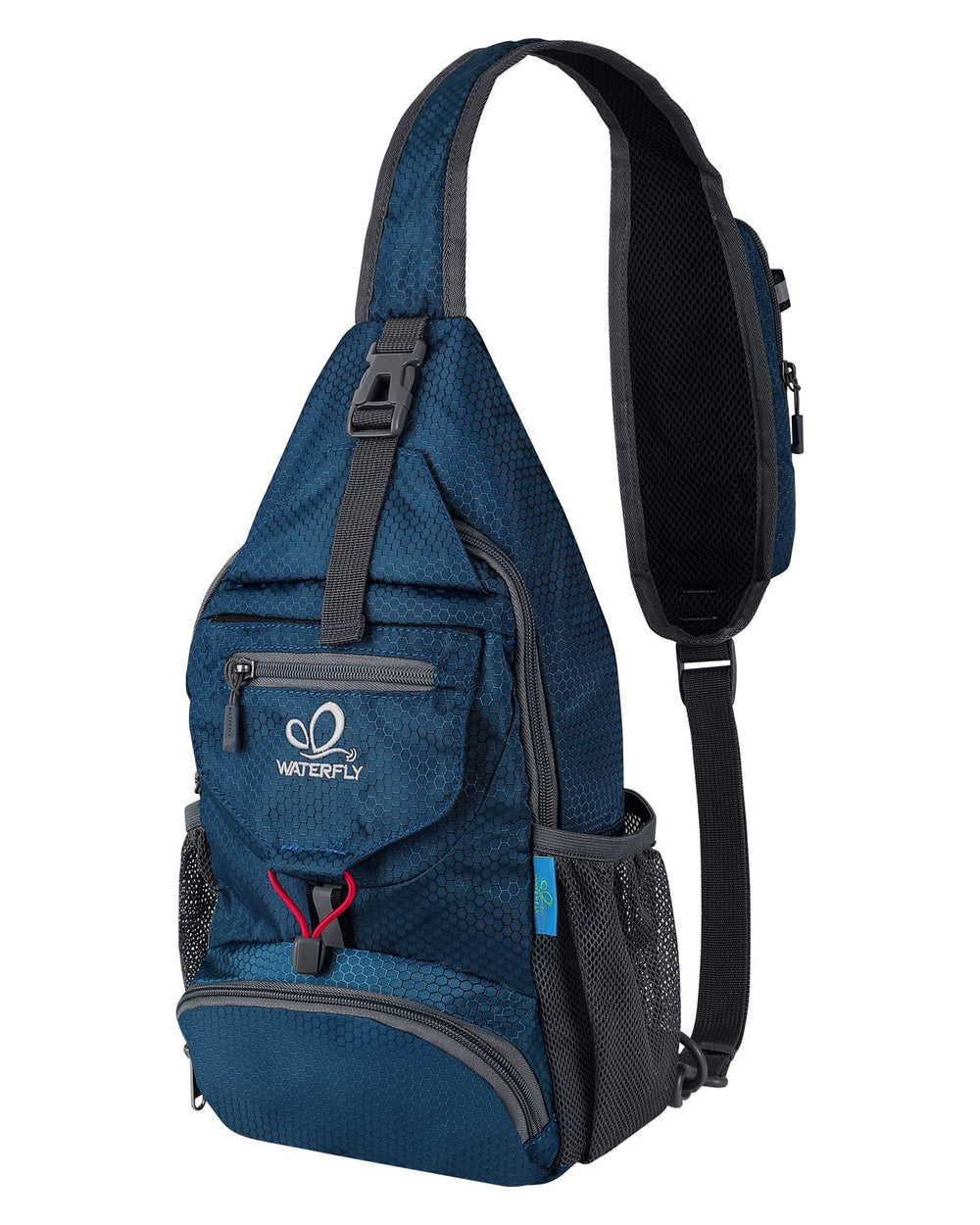 WaterFly packable small crossbody sling in extended size for daily carry and travel convenience.