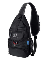 Waterfly packable crossbody bag front view shows compact design and everyday carry potential.