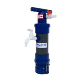 Wateroam ROAMfilter Mini in use with hand-pump for clean water on the go.