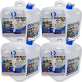 WaterStorageCube foldable water container 5-3 gallon with spigot for easy camping use.