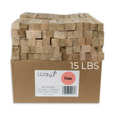 Way 2 pizza oven wood kiln-dried oak 4-5 inch pack ready to use