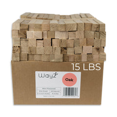 Way 2 pizza oven wood kiln-dried oak 4-5 inch pack ready to use