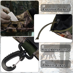 WBCBEC warming pouch front pocket opened for quick gadget or snack access