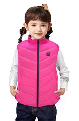 WCOLAS heated vest shows four heating zones for targeted core warmth