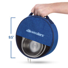 Wealers outdoor dining stackable plates simplify pack-and-go meals