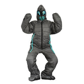 Wearable Sleeping Bag with humanoid design for easy in and out during travel.