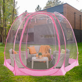Weather Proof Pod pop-up bubble tent exterior view for backyard gatherings