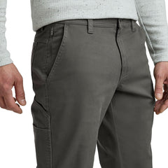 Weatherproof cargo pocket detail showing multiple secure storage options