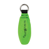 Weaver Leather 16oz neon green throw weight, front view, high visibility on site