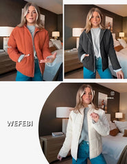 Wefebi jacket pocket closeup emphasizes practical storage and easy access
