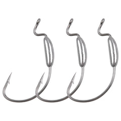 Weighted swimbait fishing hooks close-up 2.5g