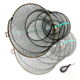 Weisgja folded minnow trap in black, 23.6 x 11.8 inches