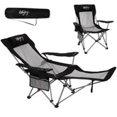 WEJOY 2-in-1 reclining camping chair backrest adjustable for comfort on outdoor trips