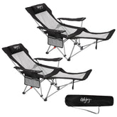 WEJOY 2-in-1 reclining camping chair backrest positions provide customizable comfort on outdoor trips.