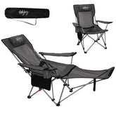 WEJOY reclining camping chair backrest adjustable for versatile outdoors comfort
