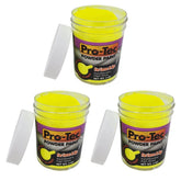 Welch Products Pro-Tec powder paint yellow chartreuse jar close-up for durable high-gloss finish
