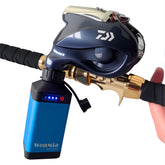 WenMia 14.8V mini battery with LED display for quick power checks on the water.
