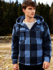 Wentttuo sherpa lining close-up shows plush warmth and cozy interior