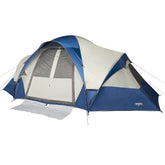Wenzel Pinyon tent setup showing spacious 10-person layout for family camping