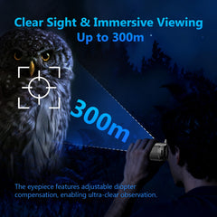 Weochi 8x zoom maintains HD clarity for distant wildlife and terrain details