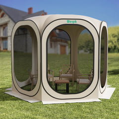 Werph Screen Tent mosquito-net close-up highlights protective mesh for bug-free lounging