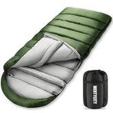 WERTYCITY sleeping bag warmth and draft tubes deliver cozy outdoor comfort.