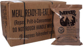 Western Frontier MRE case with twelve meals for reliable outdoor sustenance.