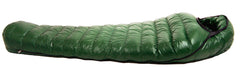 Western Mountaineering Badger MF high-loft 850+ fill down delivers warmth for cold nights.