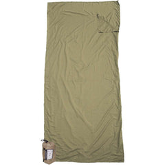 Western Mountaineering Tioga silk sleep liner in mummy long offers lightweight warmth and bag protection.