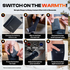 Weston knee-length design provides extra warmth from foot to calf