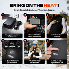 Weston vest fabric displays water-resistant shell for damp weather comfort.