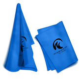 Wet Work microfiber XL towel folded for compact storage and quick-dry convenience.