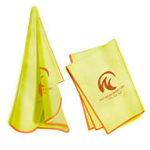 Wet Work XL travel towel rolled for compact packing and quick drying.