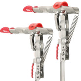 weyleity automatic spring fishing rod holder 2-pack in stainless steel