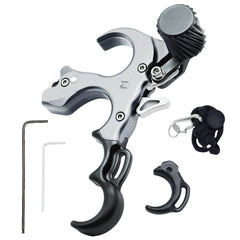 WGNVISREHY bow release body highlights durable aluminum construction for consistent field use.