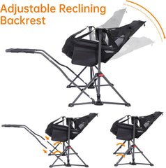 WGOS Hammock Chair cup holder in use for convenient beverages.