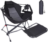 WGOS Hammock Chair full setup with stand for outdoor lounging.
