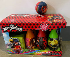 What Kids Want Miraculous Ladybug bowling ball with kid-friendly grip for easy use